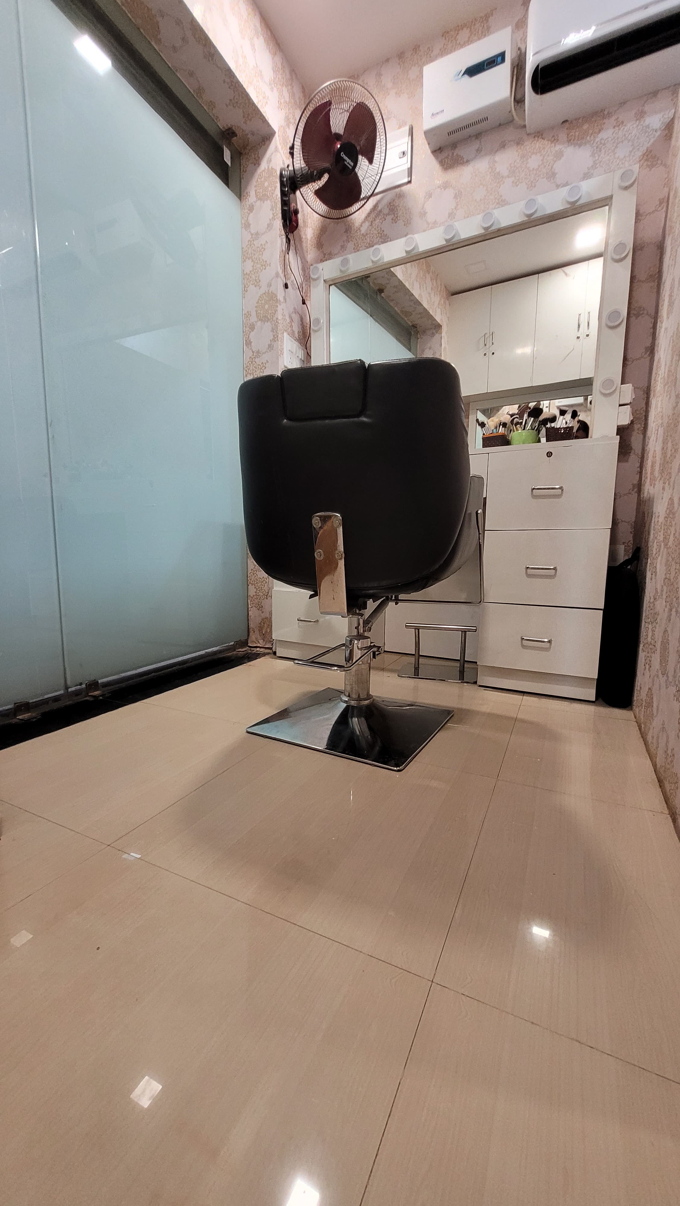 Hair styling area
